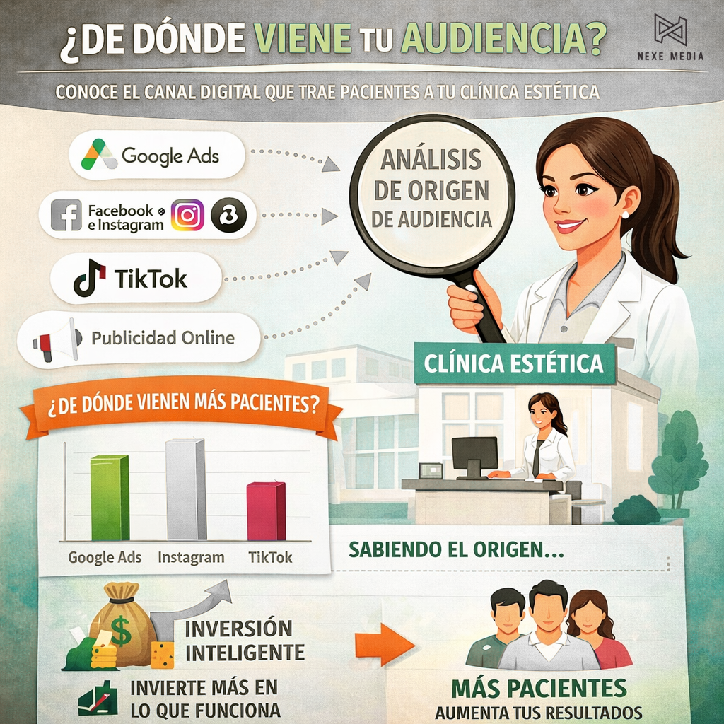 Audiencia en publicidad de pago en clínicas estéticas