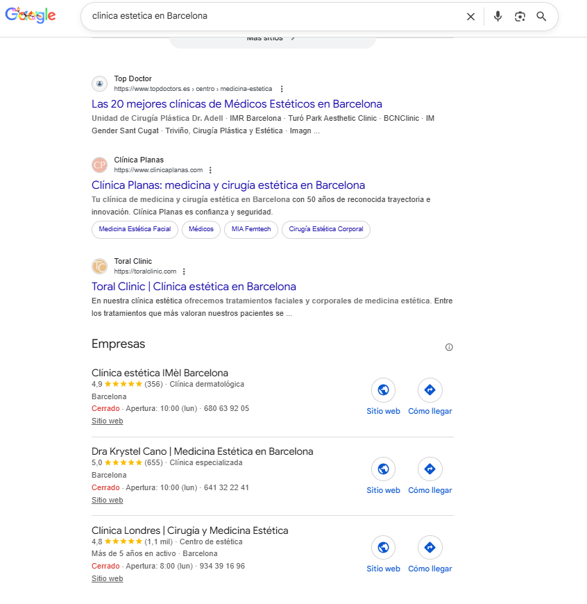 SEO para clínicas estéticas