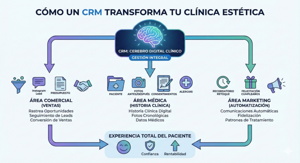 CRM en clínicas estéticas